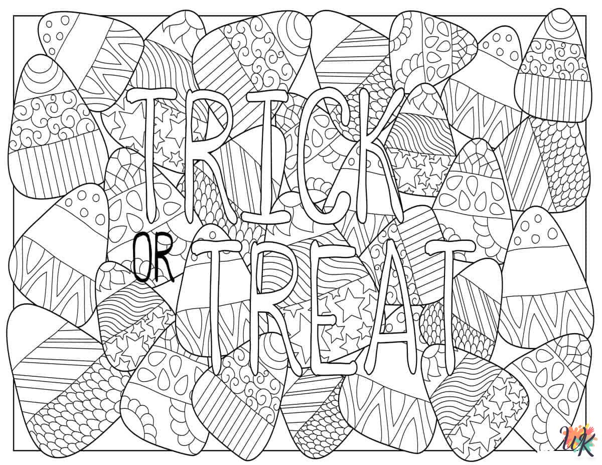 Cute Halloween coloring pages printable