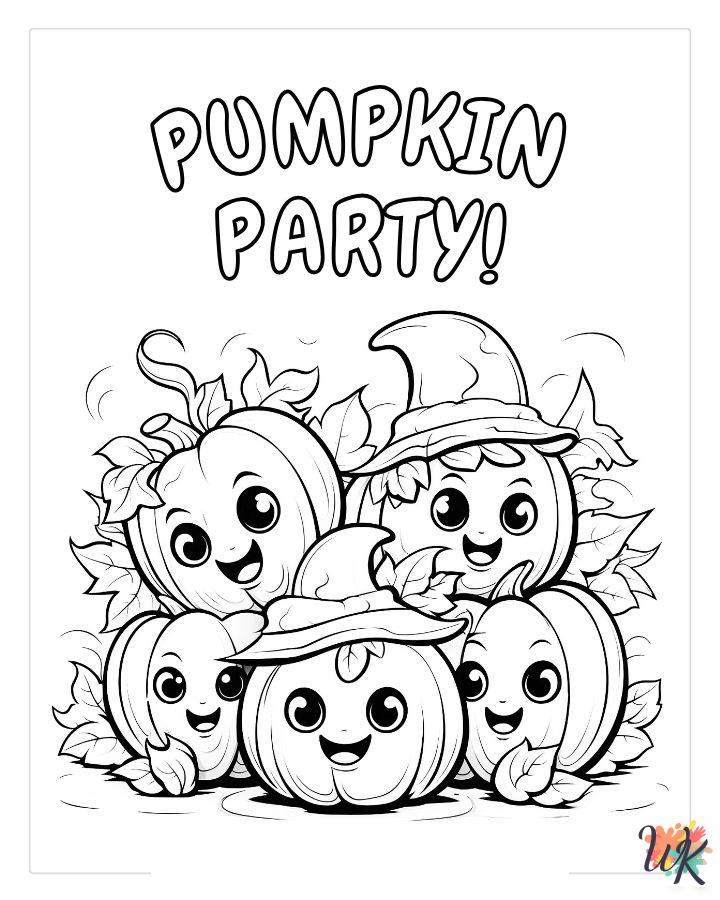 Cute Halloween printable coloring pages