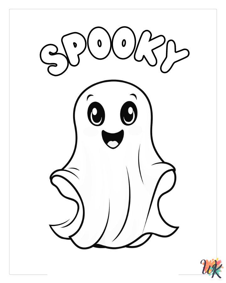 merry Cute Halloween coloring pages
