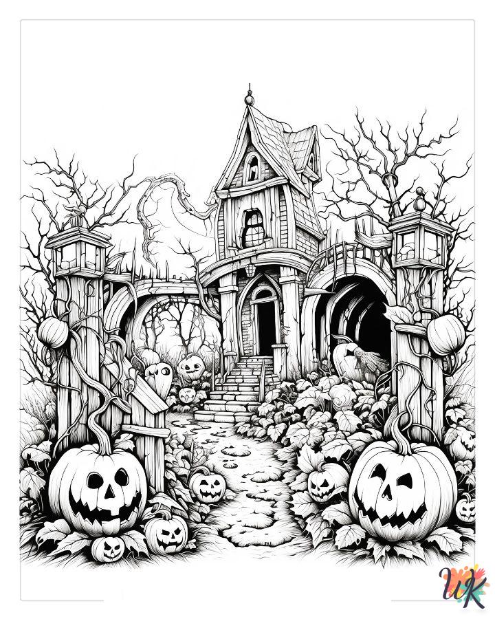 coloring pages Cute Halloween