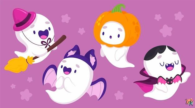 Cute Halloween coloring pages 1 Cute Halloween coloring pages