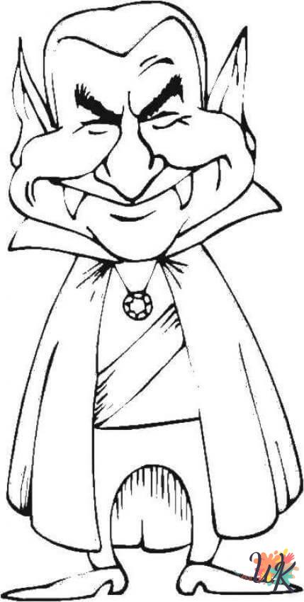 adult coloring pages Dracula