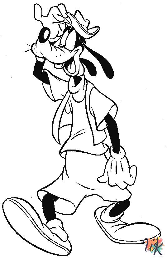 fun Goofy coloring pages