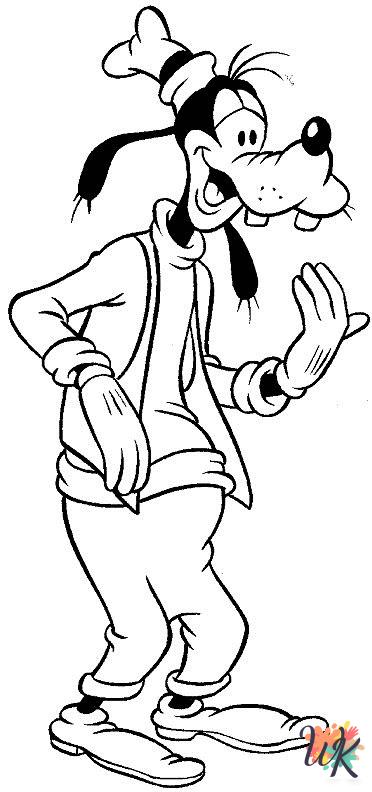 Goofy Coloring Pages 13