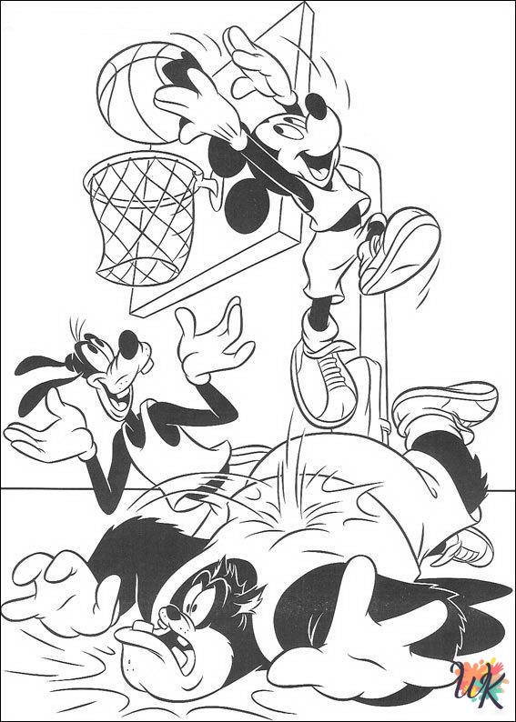 free Goofy printable coloring pages