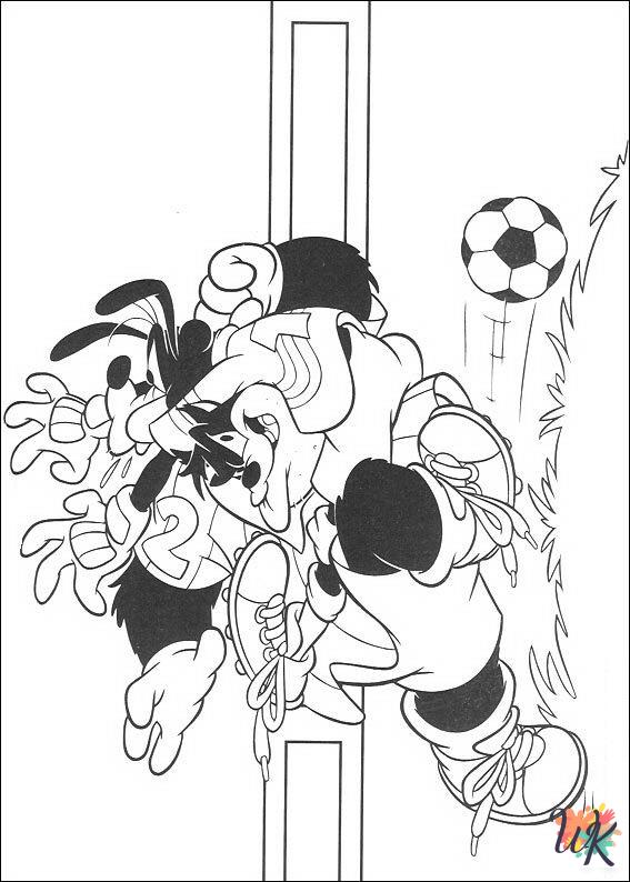 Goofy coloring pages to print