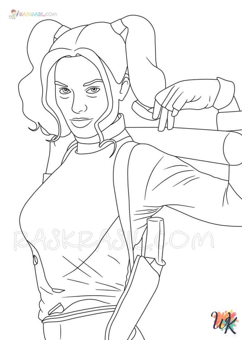 coloring pages printable Harley Quinn 1