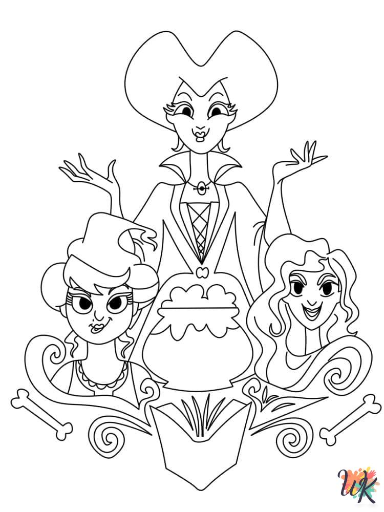 Hocus Pocus coloring pages for kids