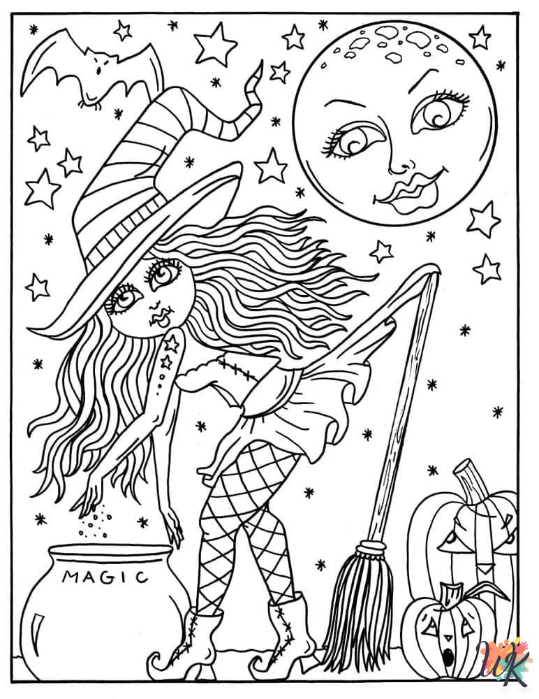 old-fashioned Hocus Pocus coloring pages