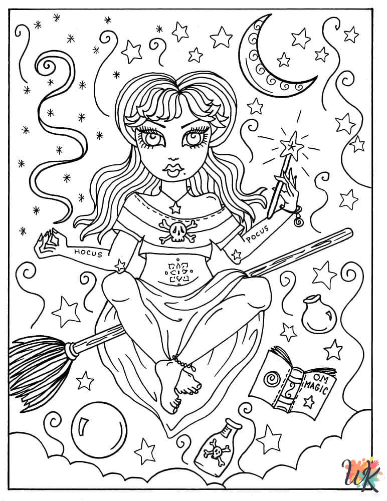 adult coloring pages Hocus Pocus