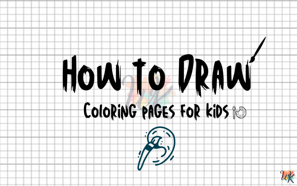 How To Draw Coloring Pages For Kids