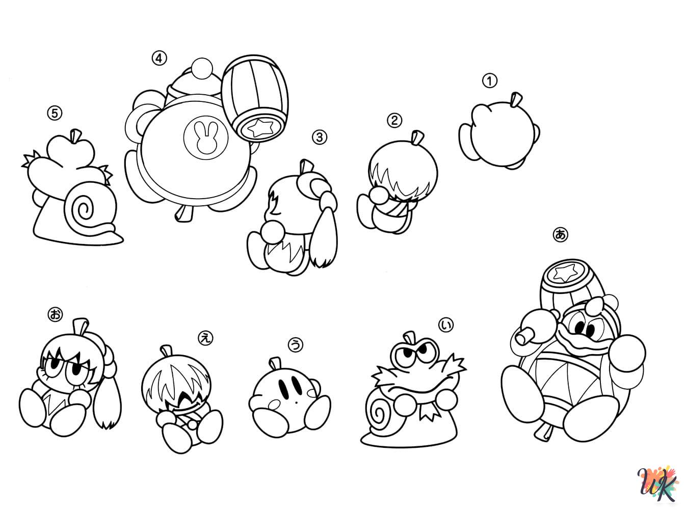 printable coloring pages Kirby