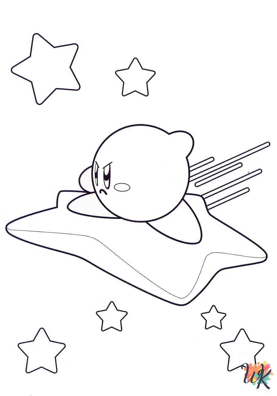 free adult Kirby coloring pages