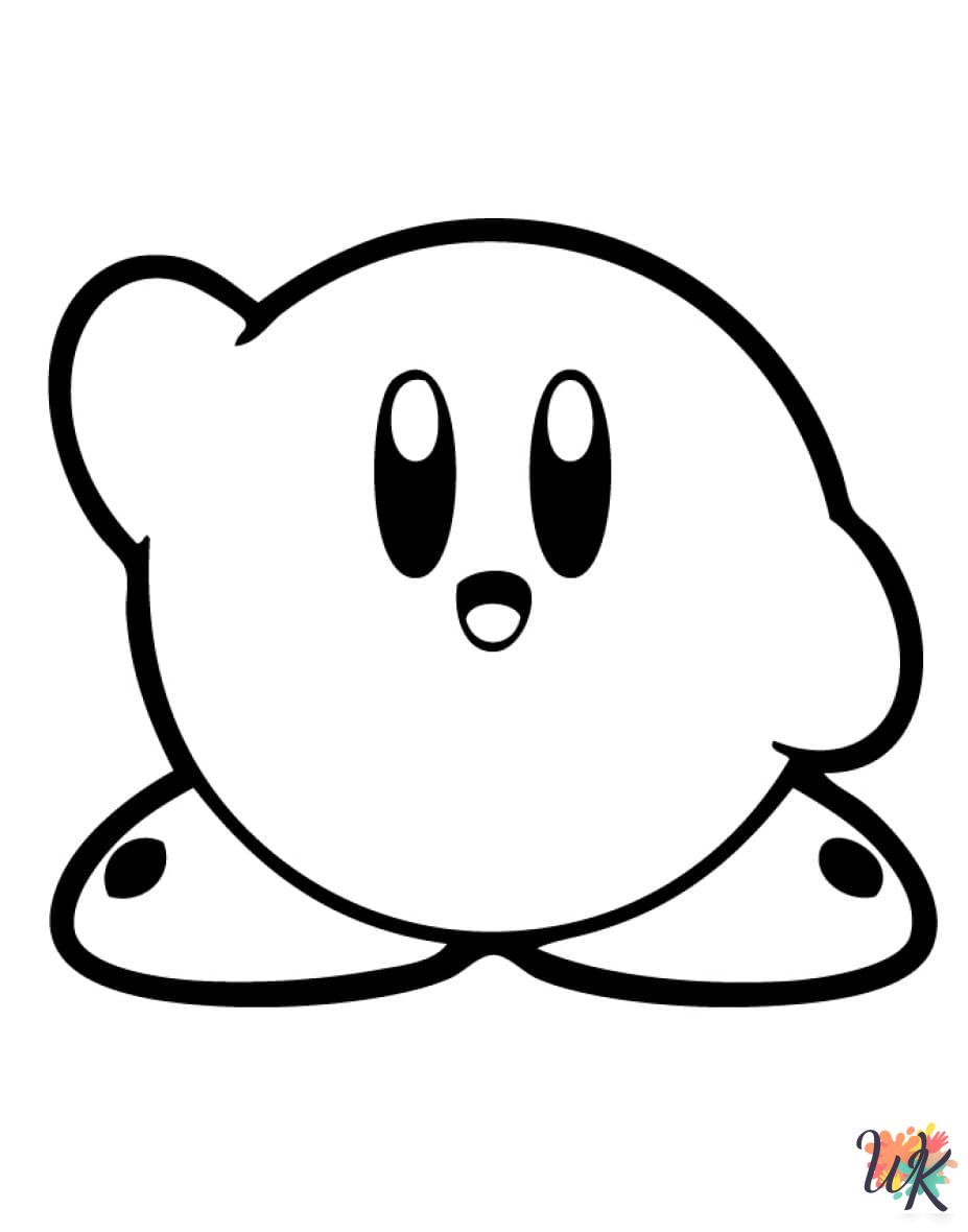 free printable Kirby coloring pages