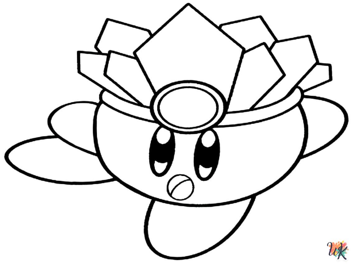 coloring pages for kids Kirby