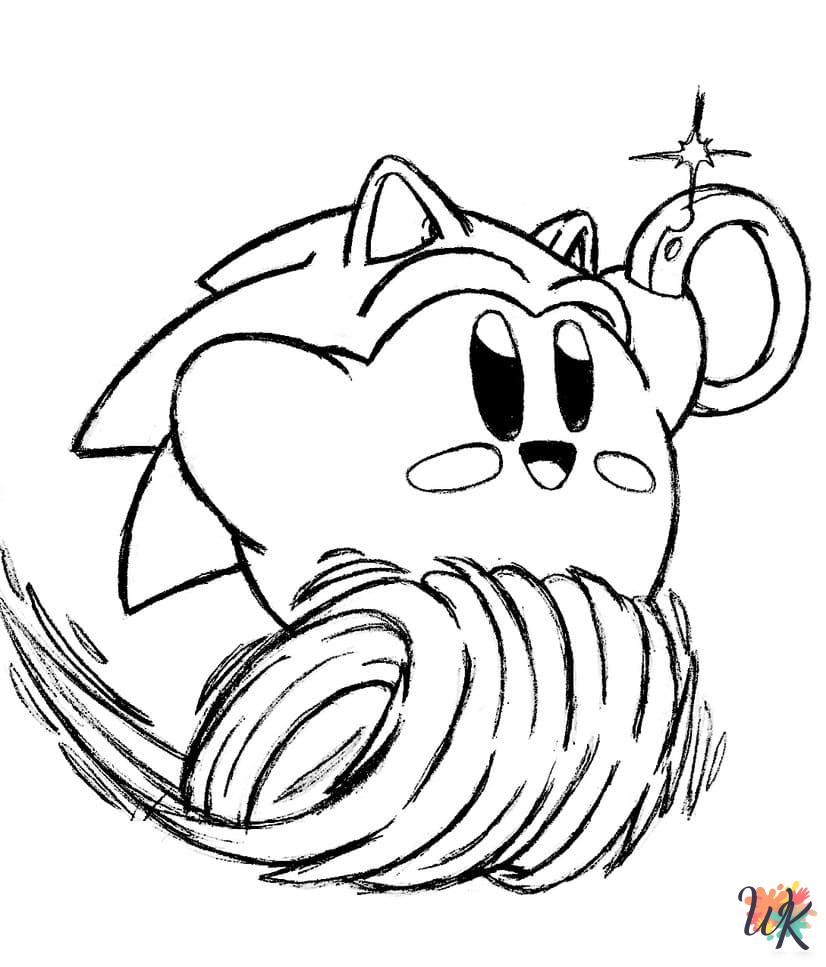 printable Kirby coloring pages for adults