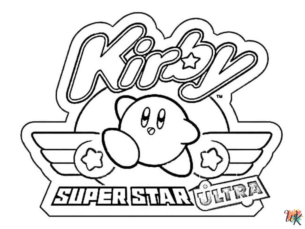 kids Kirby coloring pages