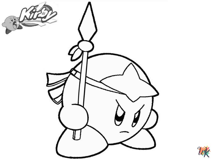 cute Kirby coloring pages