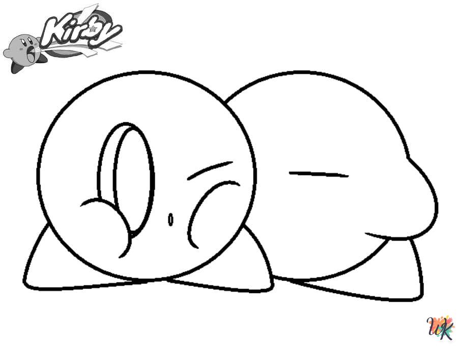Kirby coloring pages to print