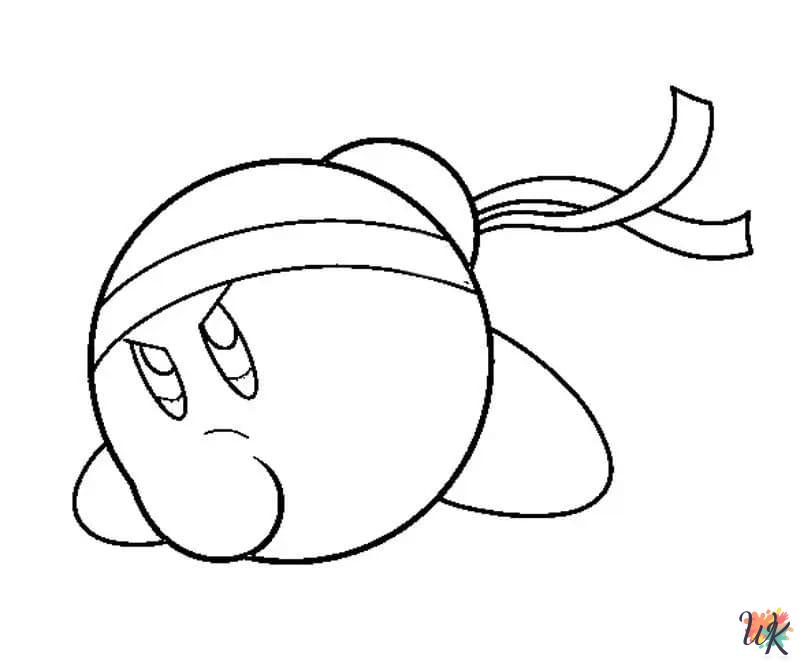 cute Kirby coloring pages