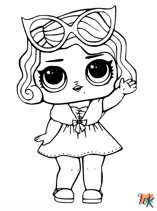 L.O.L. Surprise Dolls coloring pages to print