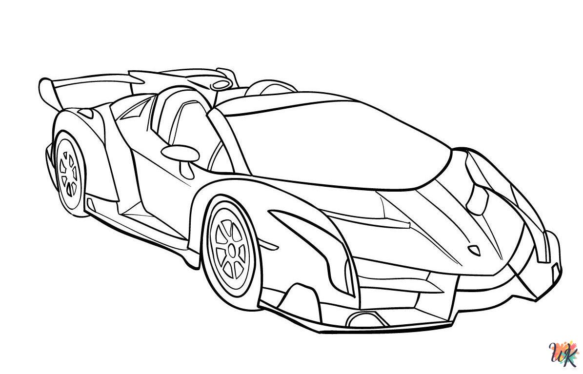 Lamborghini coloring pages for adults