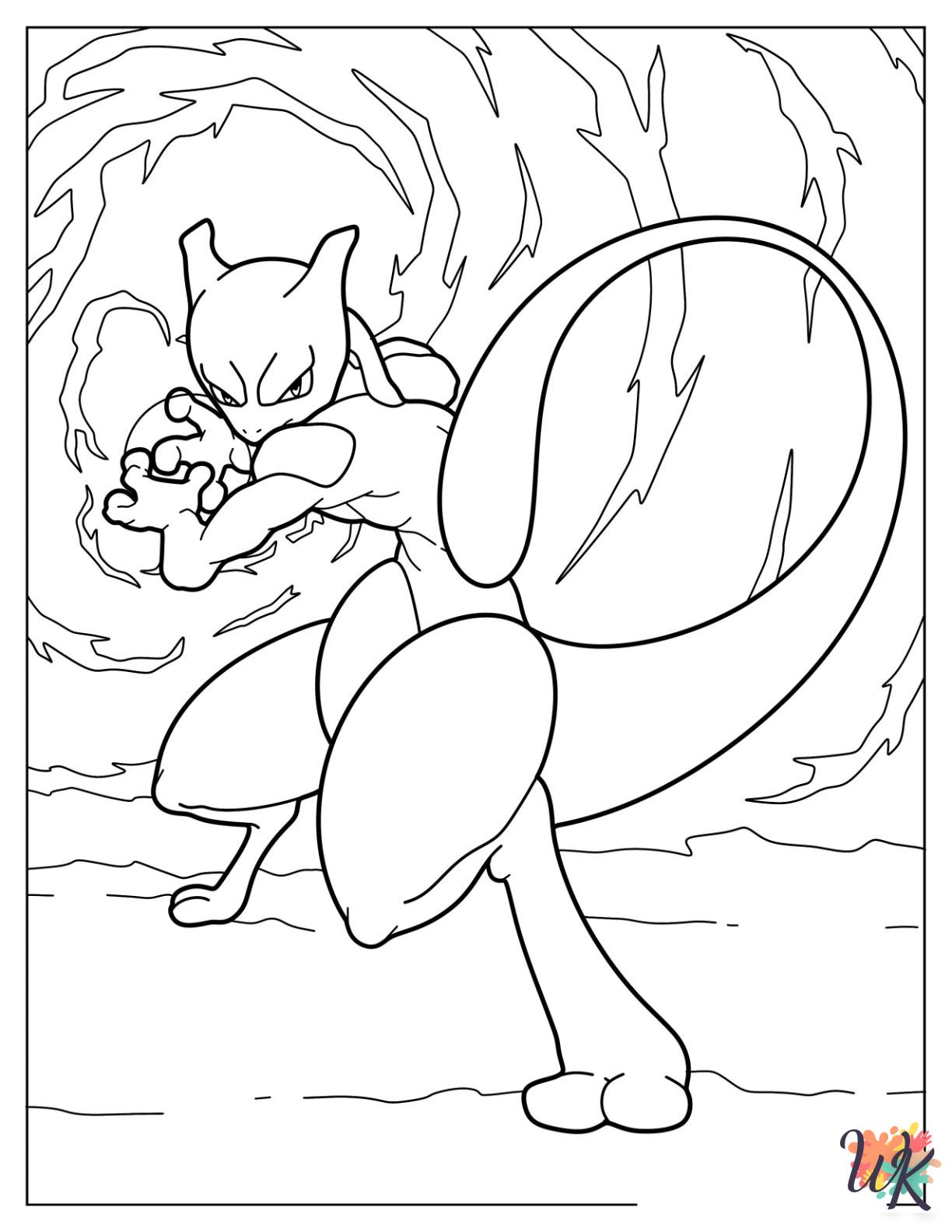 20 Mewtwo Coloring Pages - Explore The Mystique Of Pokémon