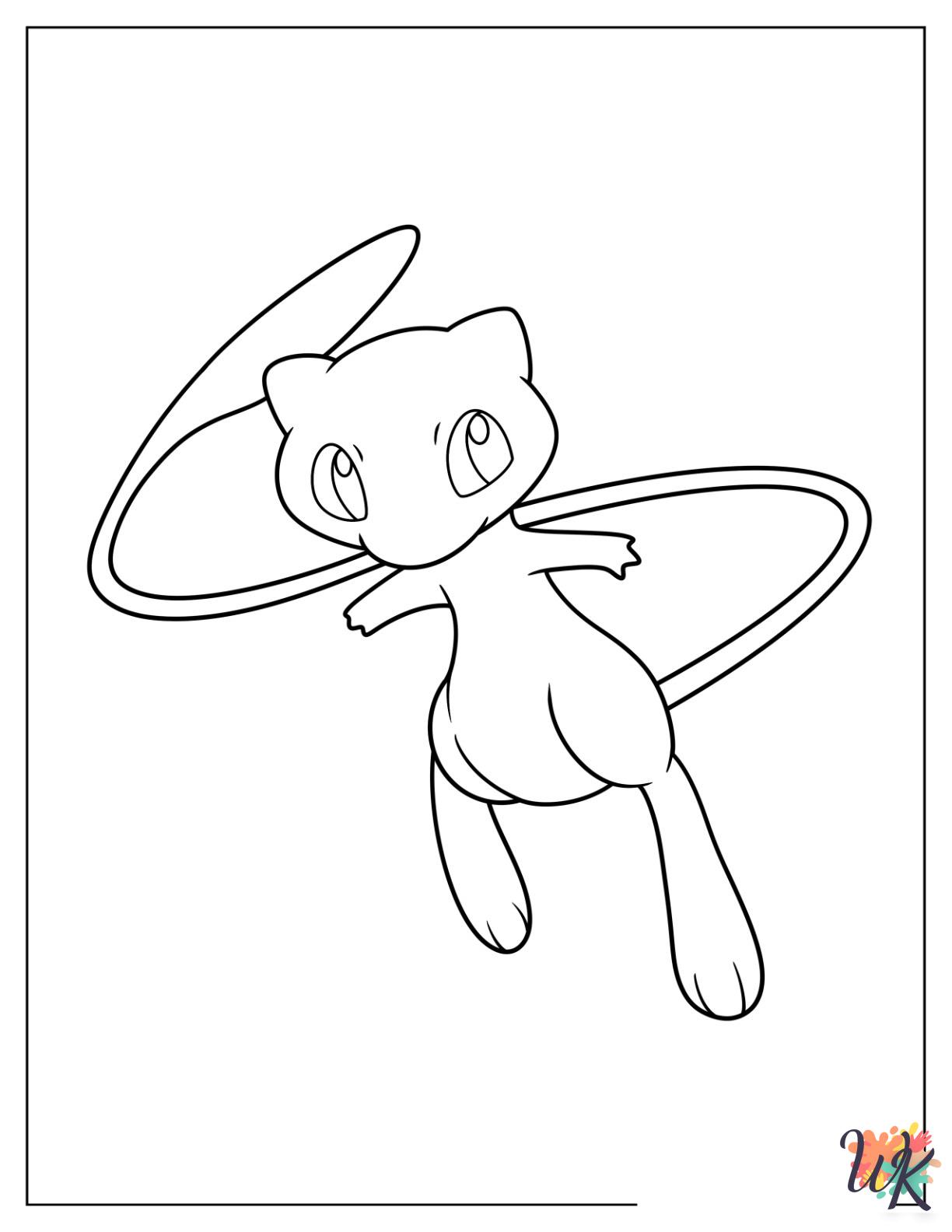 grinch Mewtwo coloring pages