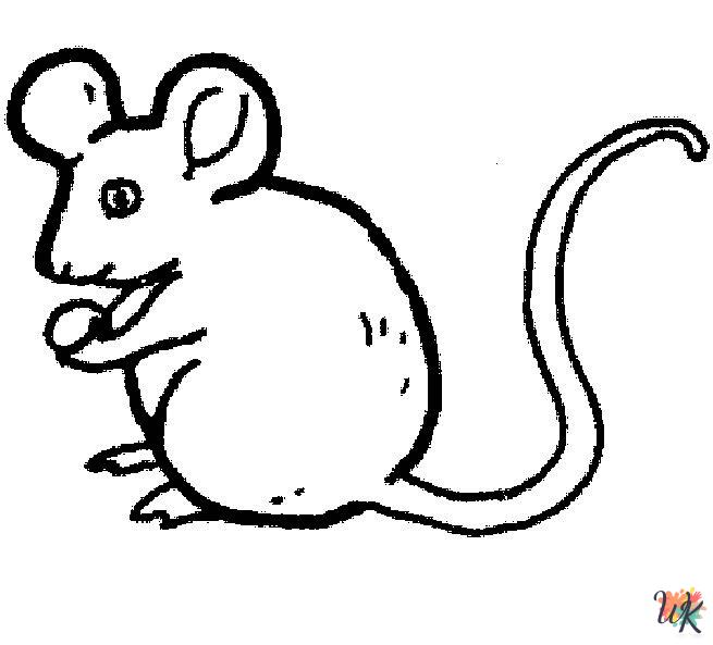 free adult Mouse coloring pages