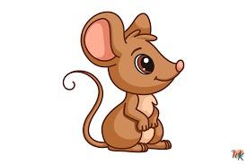Mouse Coloring Pages thumb