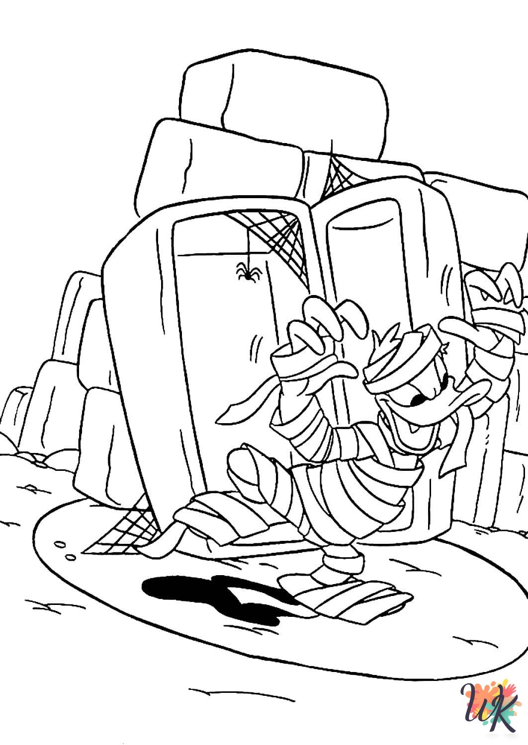 Mummy coloring pages for adults easy
