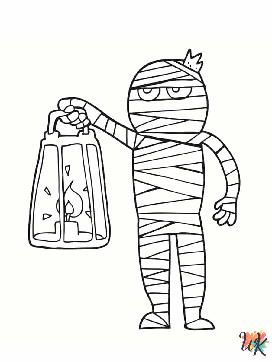 adult coloring pages Mummy