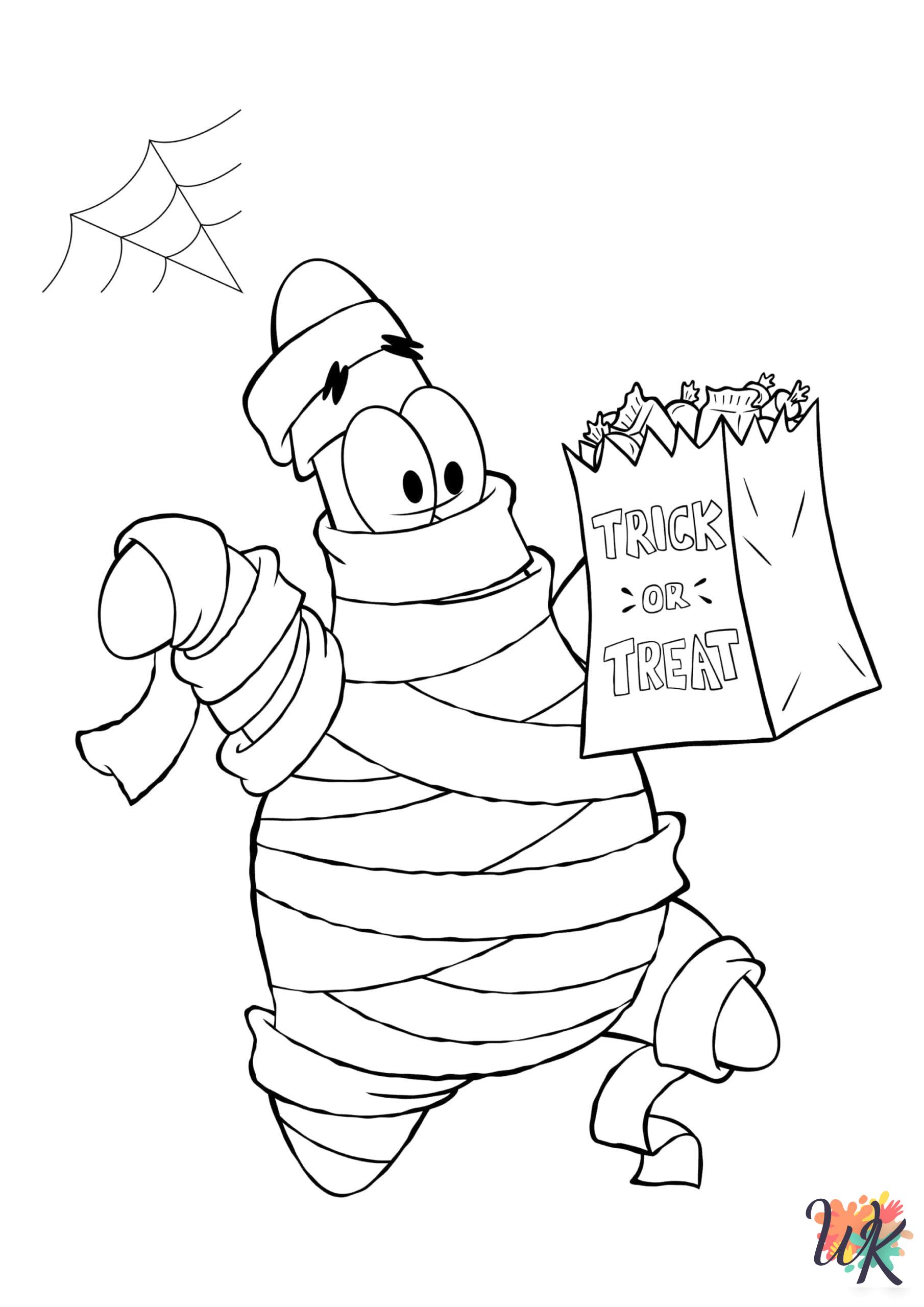 free Mummy coloring pages pdf