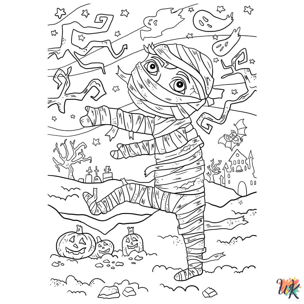 coloring pages for Mummy