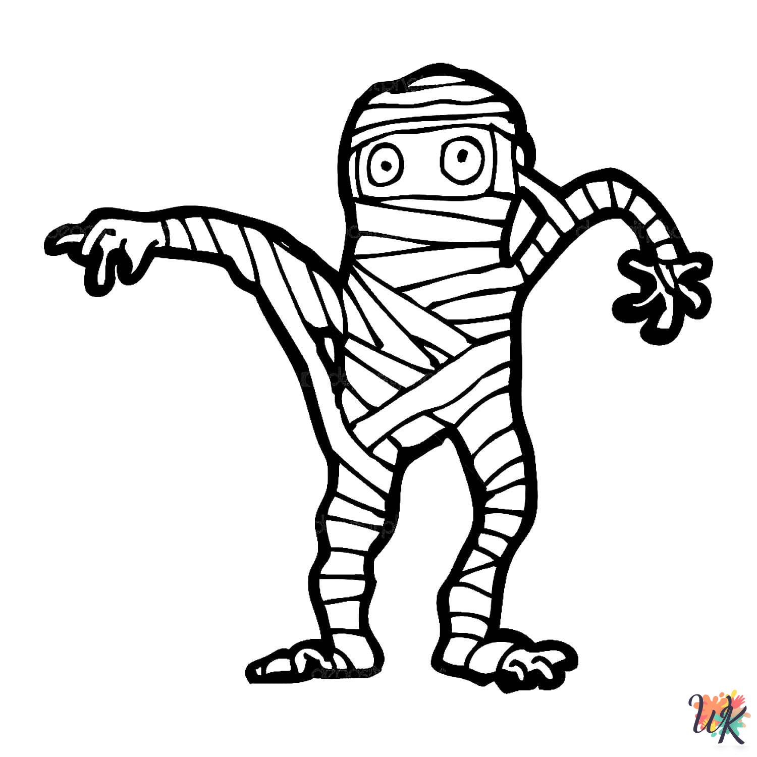 printable coloring pages Mummy
