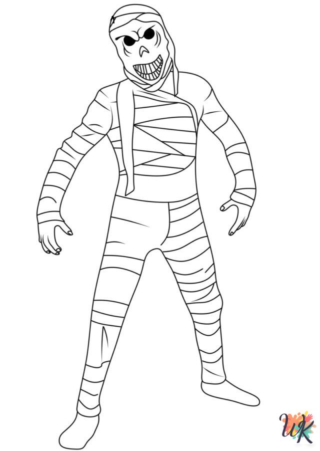 preschool Mummy coloring pages