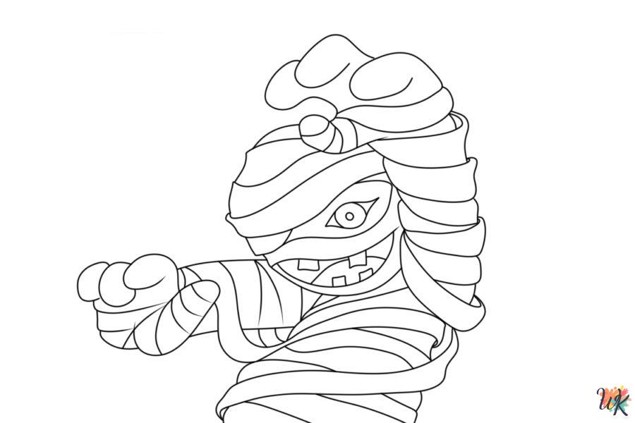 free Mummy coloring pages