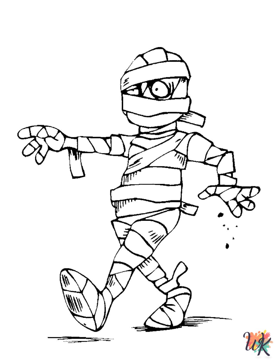 free coloring pages Mummy