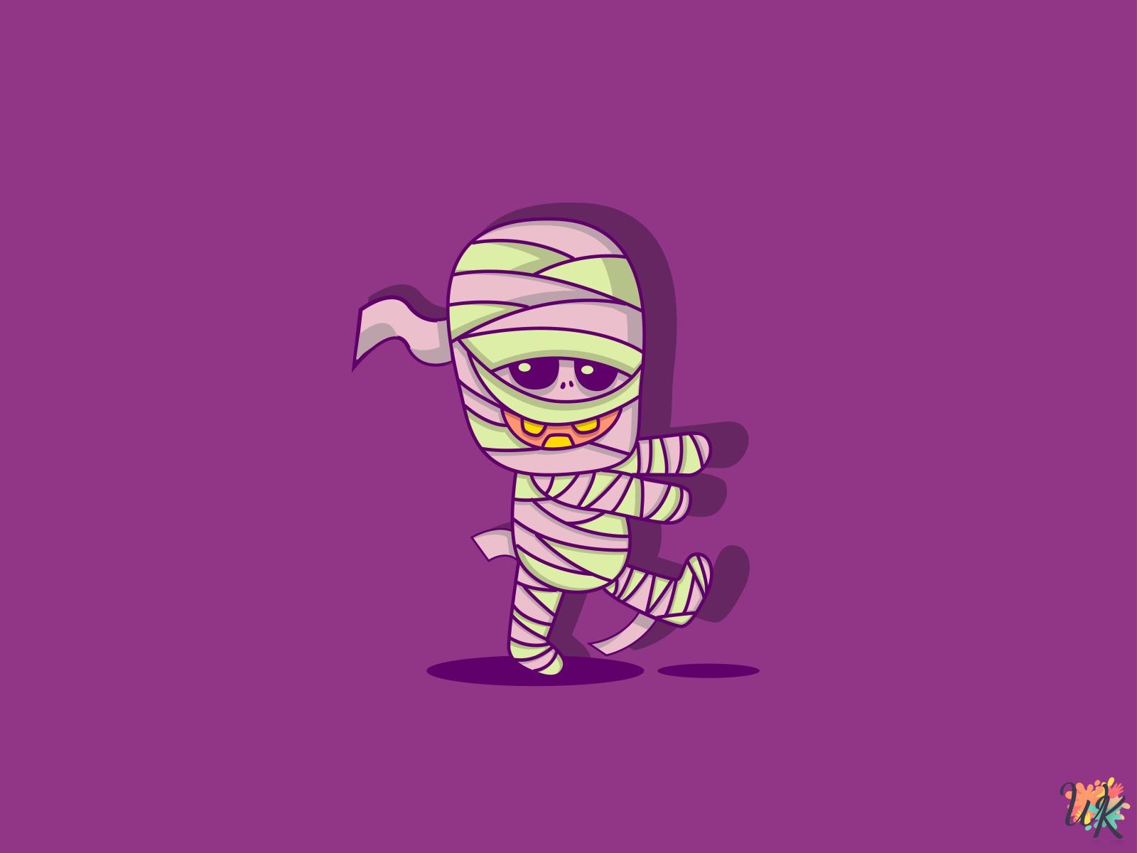 80 Mummy coloring pages