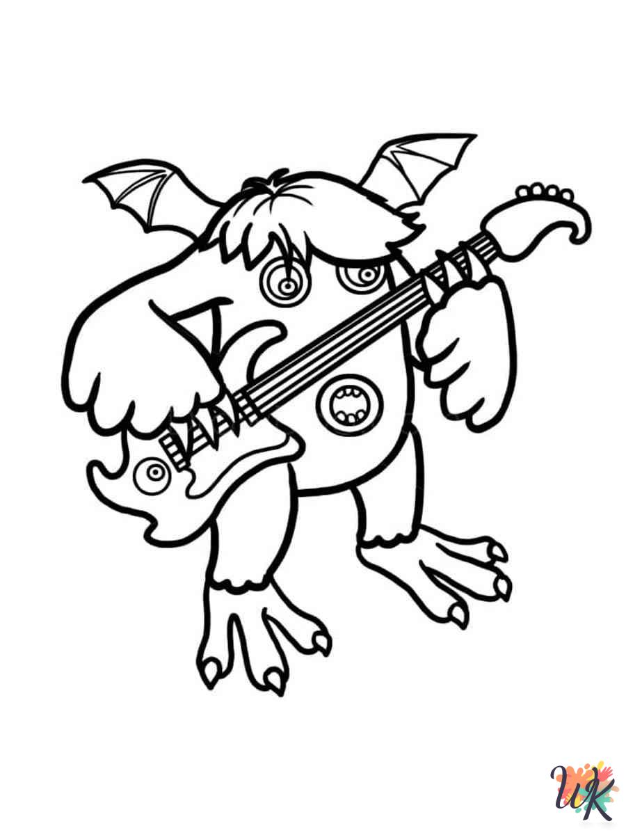 My Singing Monsters coloring pages for adults