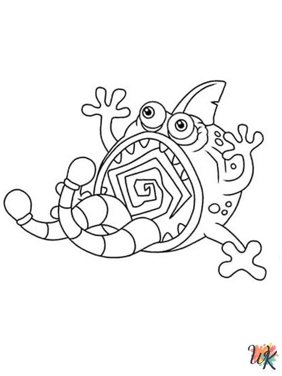 cute My Singing Monsters coloring pages