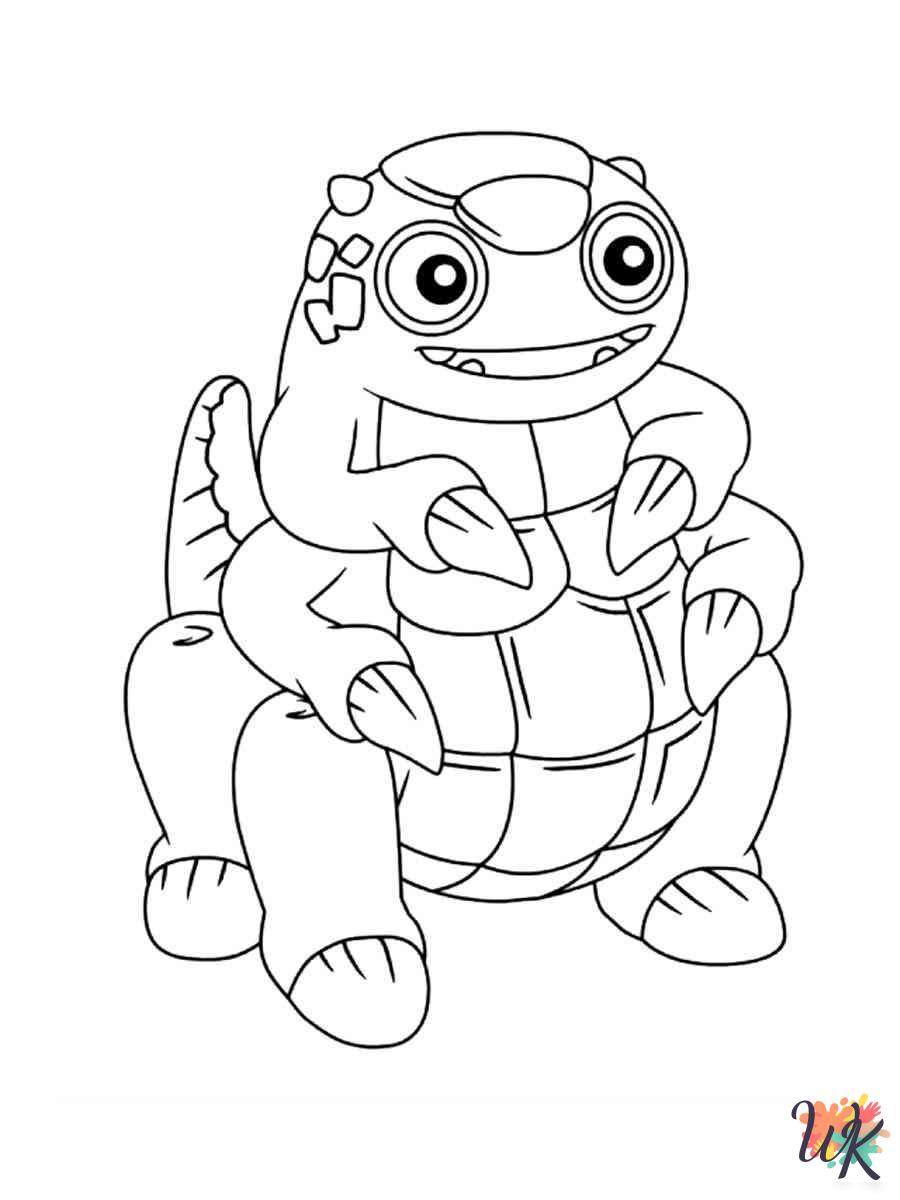 coloring pages printable My Singing Monsters