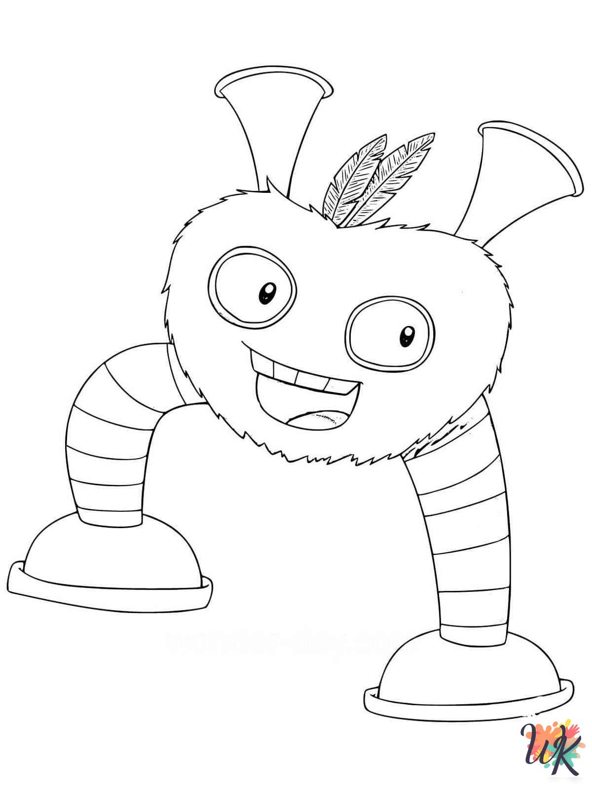 My Singing Monsters printable coloring pages