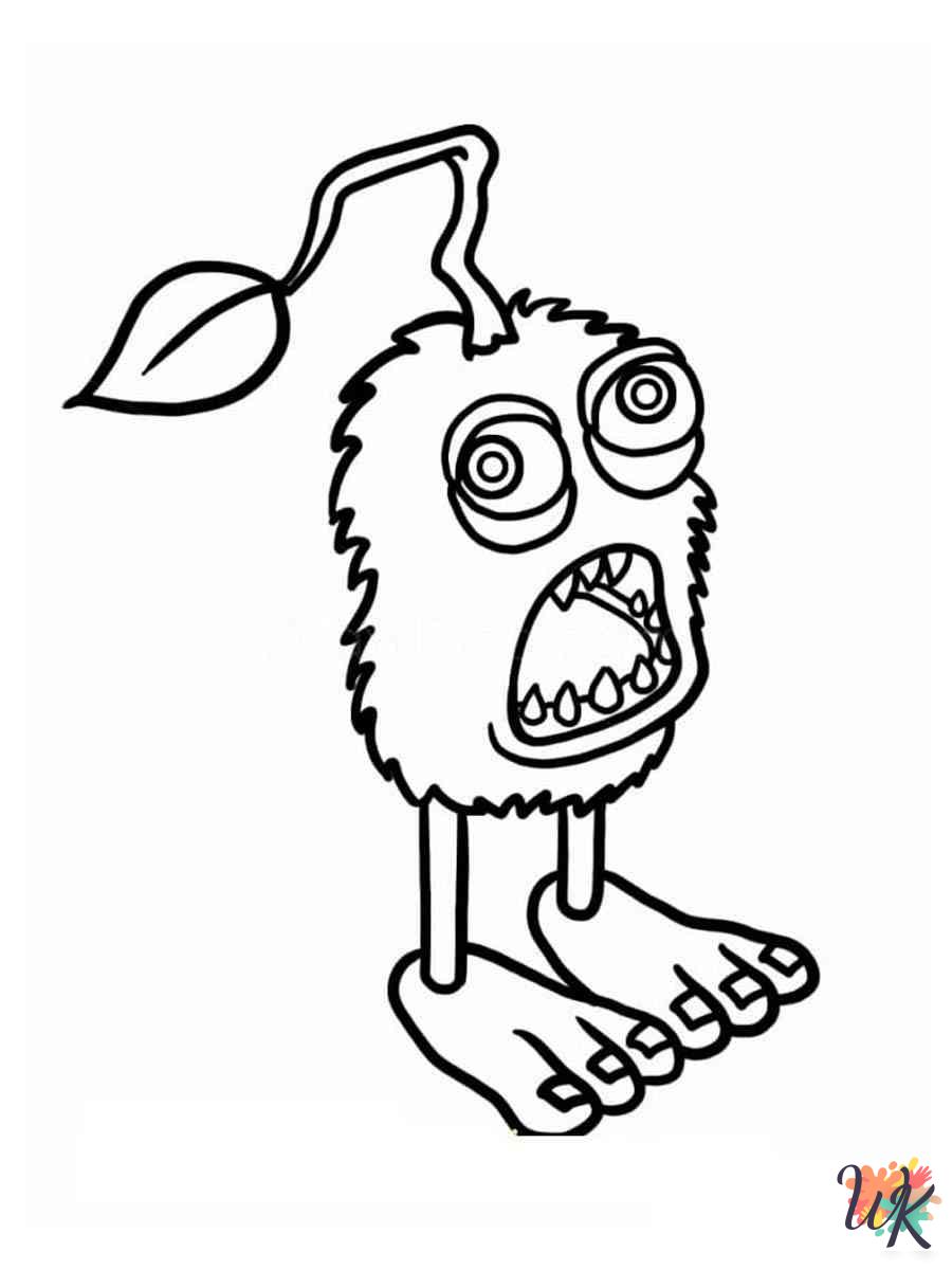 grinch My Singing Monsters coloring pages
