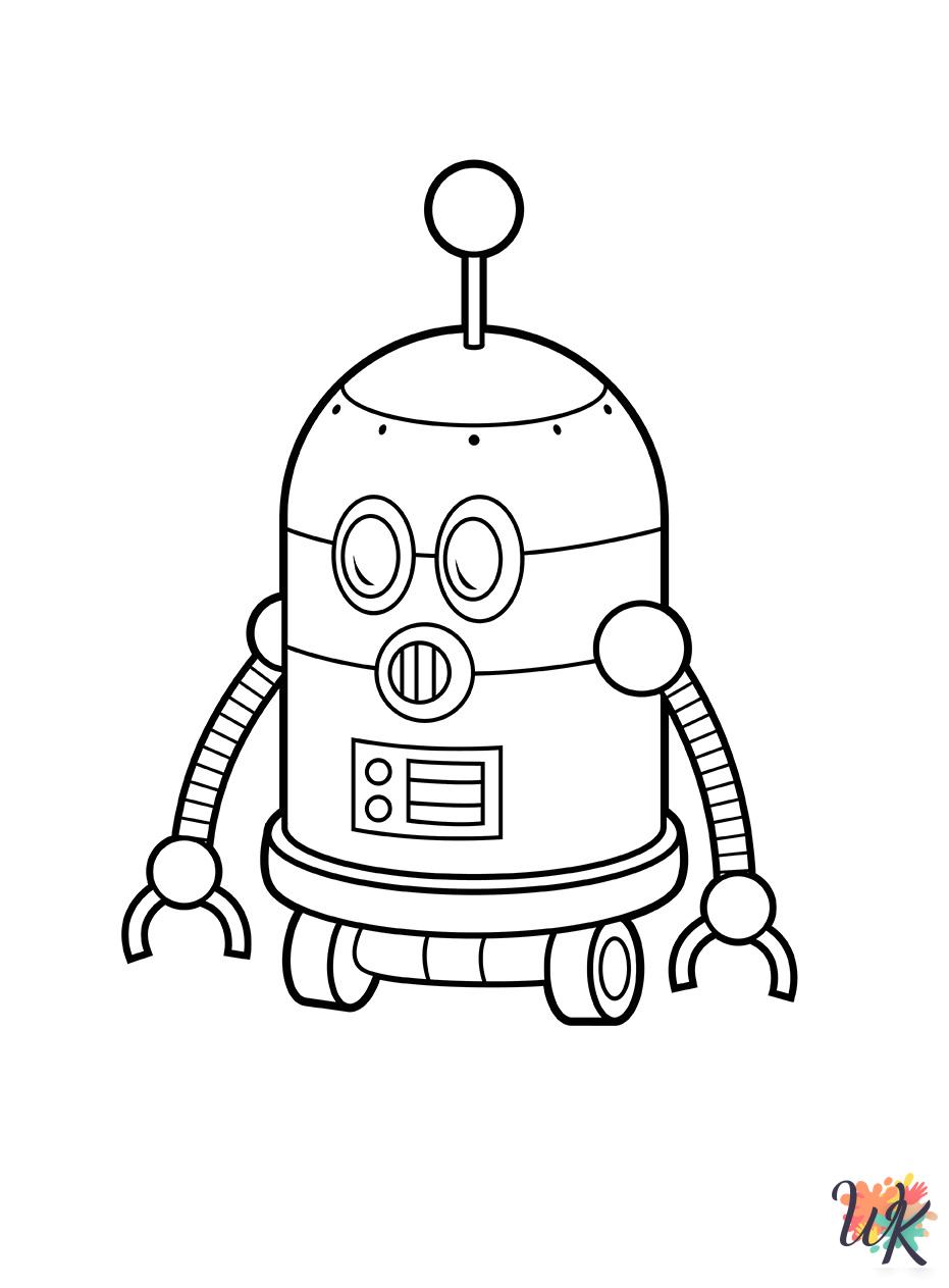 coloring pages Robot