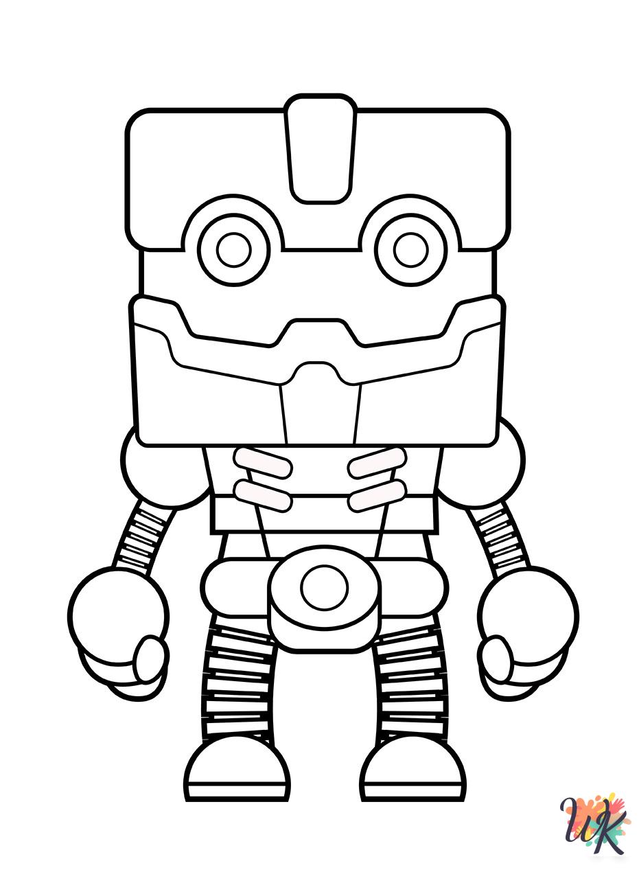 Robot adult coloring pages