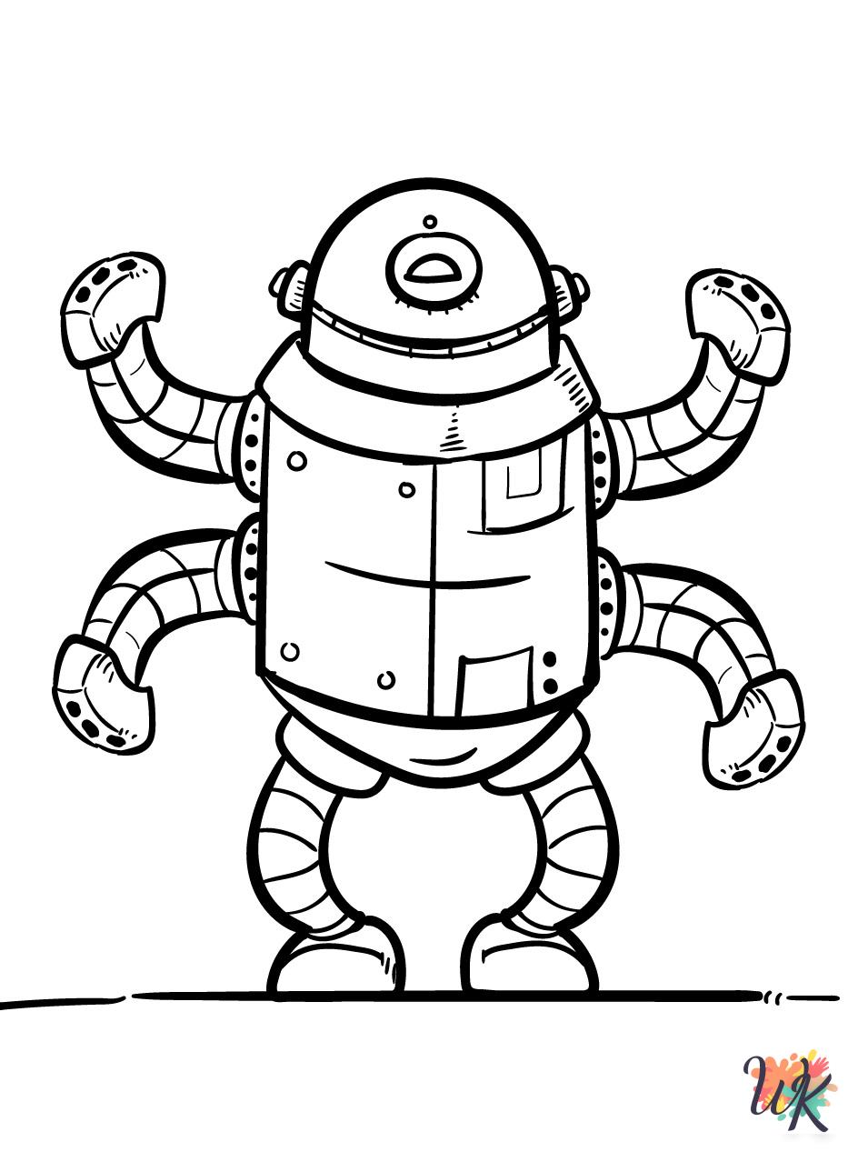 kids Robot coloring pages