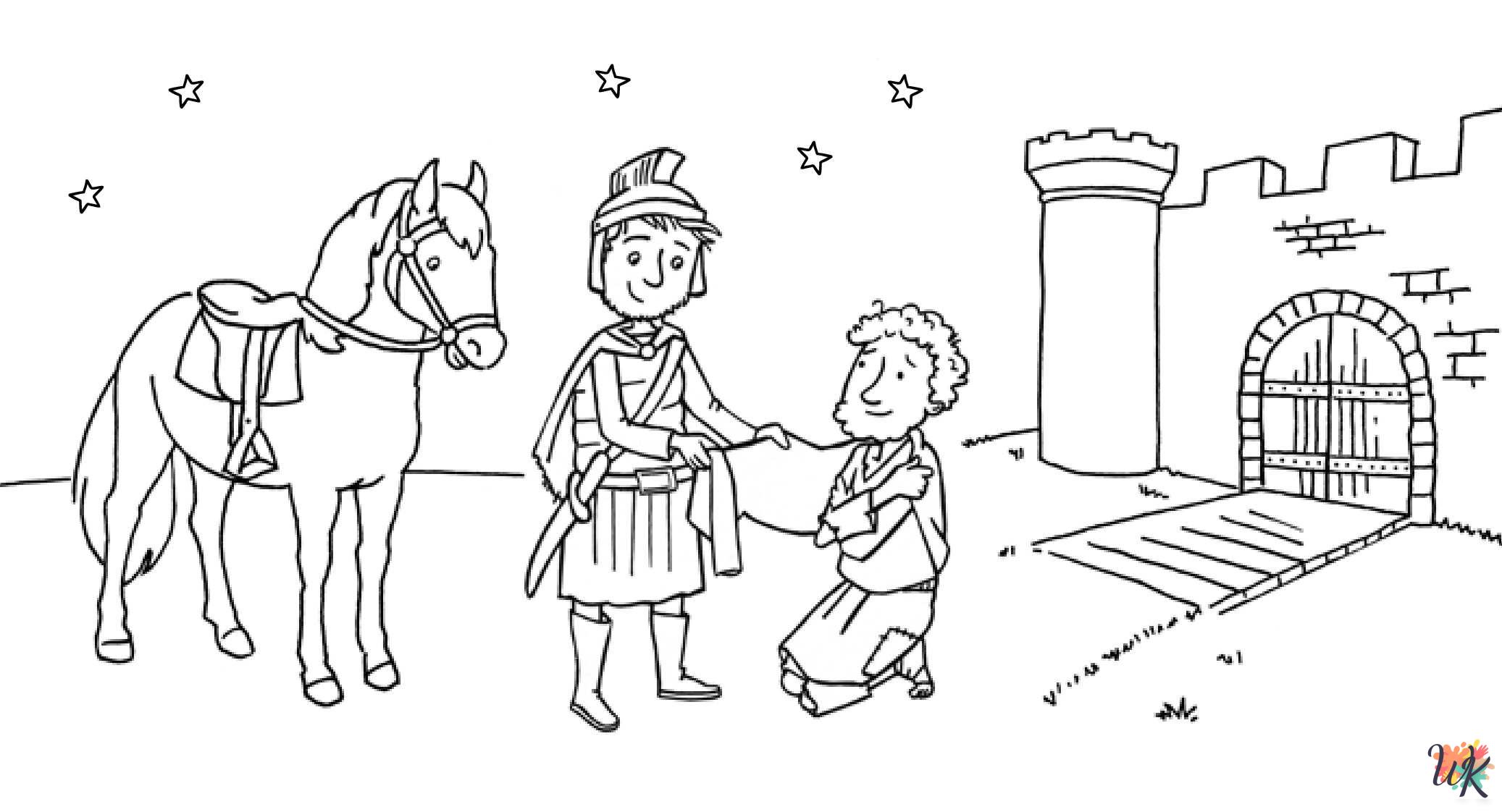 Saint Martin themed coloring pages