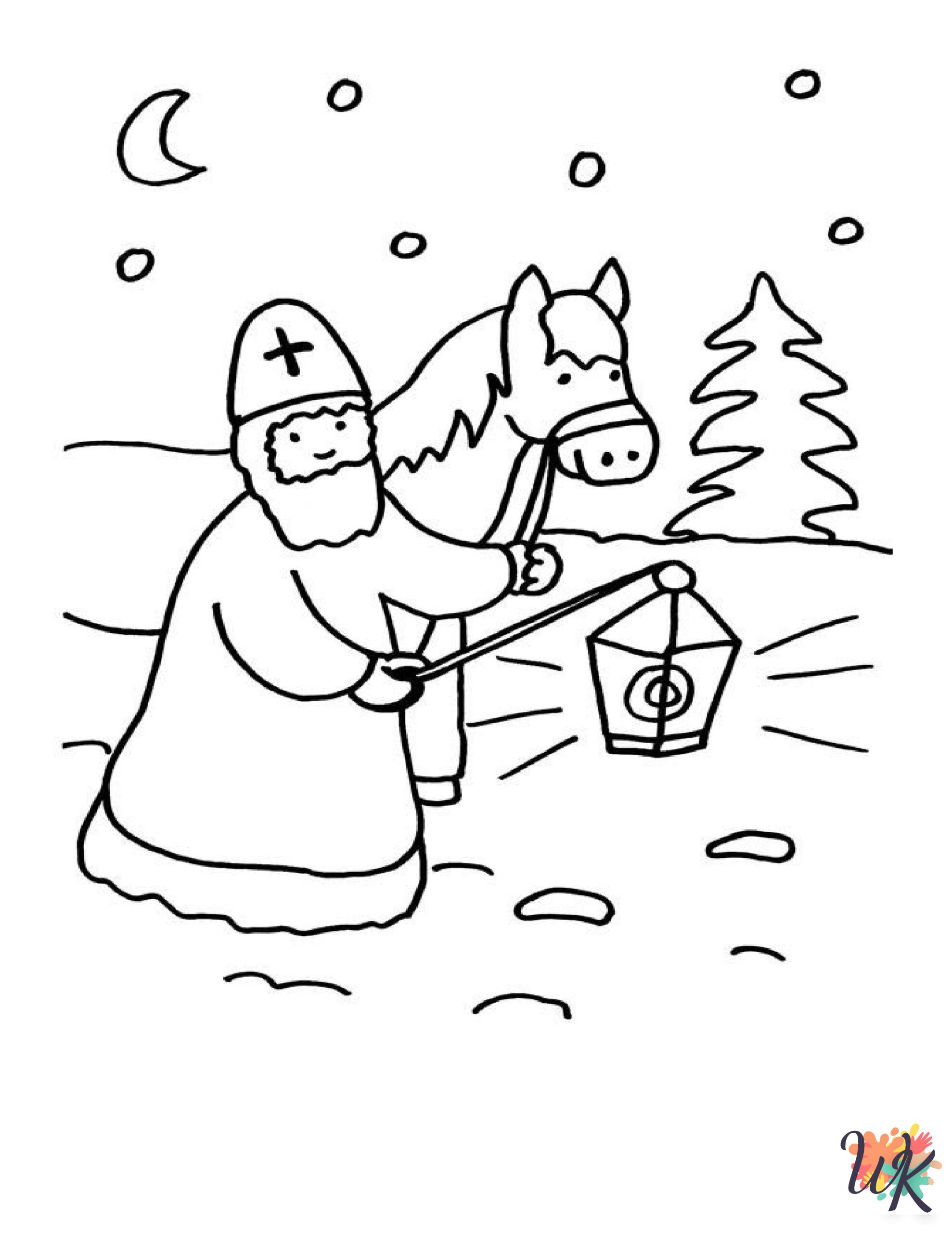 Saint Martin coloring pages printable free