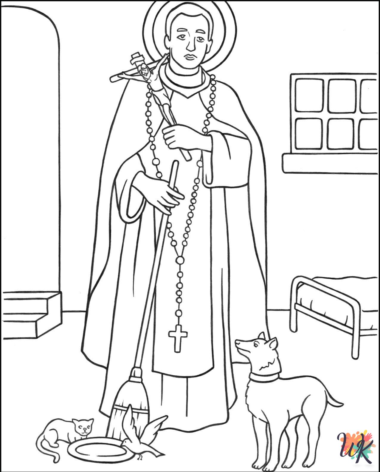 free Saint Martin coloring pages for kids